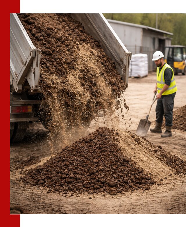 Доставка торфо-песчаной смеси в Зиме для строительства и озеленения