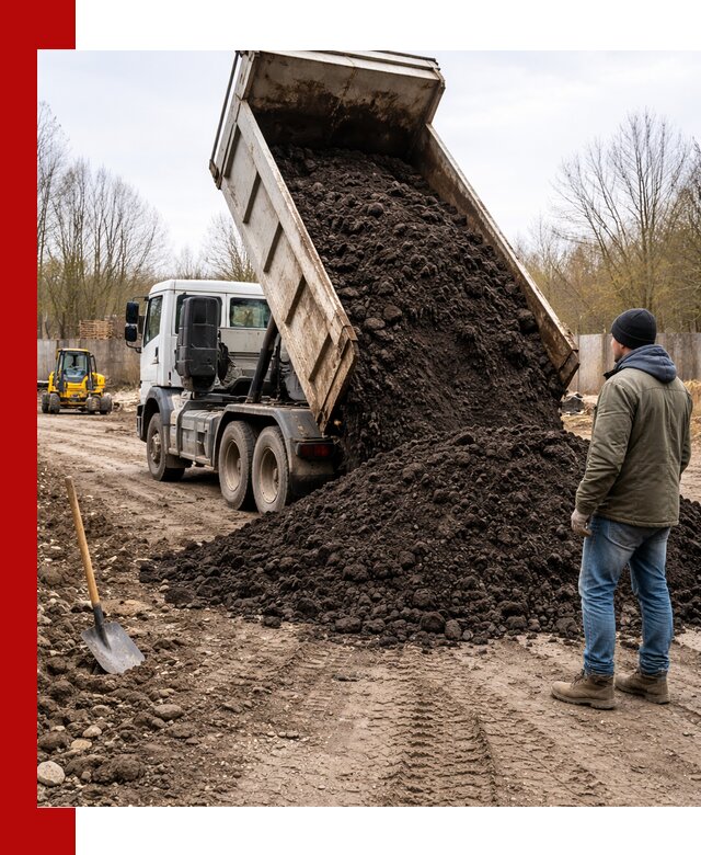 Доставка чернозема навалом в Зиме быстро и выгодно