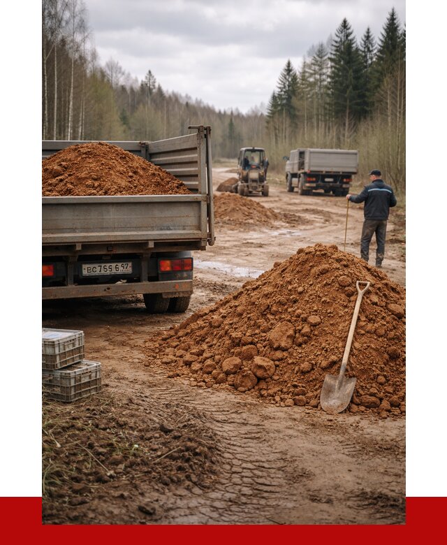 Глина и суглинки в Зиме от 4603 р. за куб | ПРОНЕРУДЗма