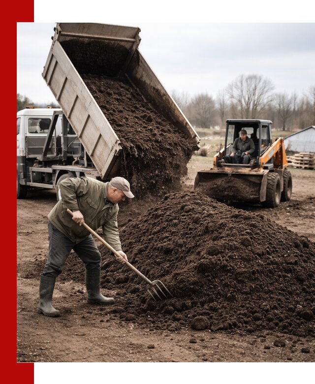 Доставка и продажа перегноя в Зиме быстро и дешево