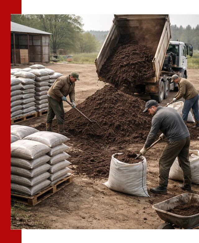 Доставка компоста оптом и в розницу в Зиме