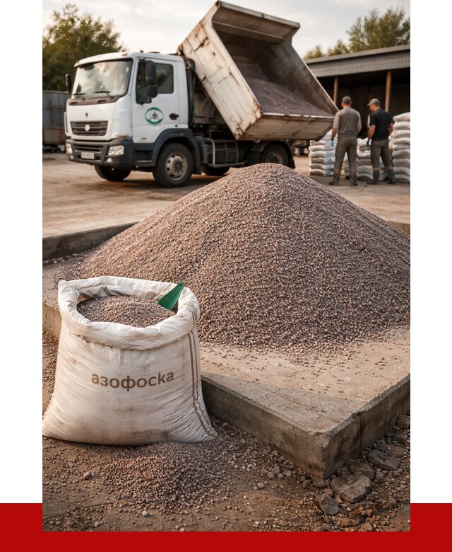 Купить азофоска в Зиме с доставкой от 1227 р. за куб | ПРОНЕРУДЗма