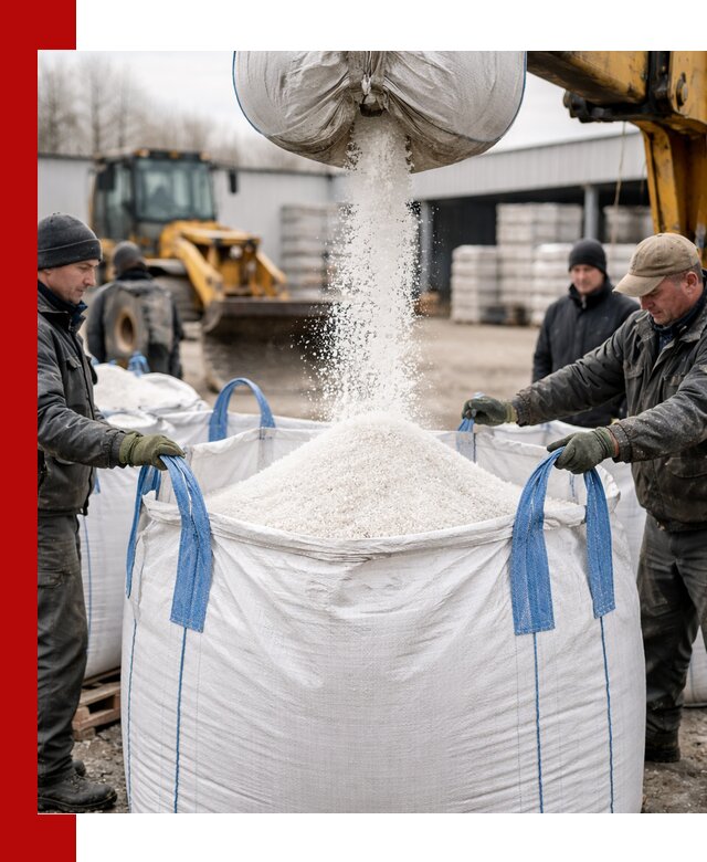 Доставка соли в биг-бегах оптом в Зиме