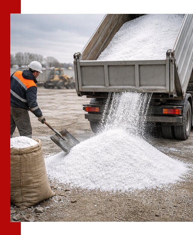 Поставка хлористого натрия оптом и в розницу в Зиме