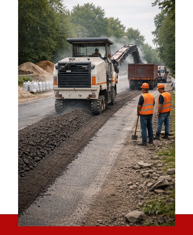 Фрезерованный асфальт в Зиме от 2250 р./куб. | ПРОНЕРУДЗма