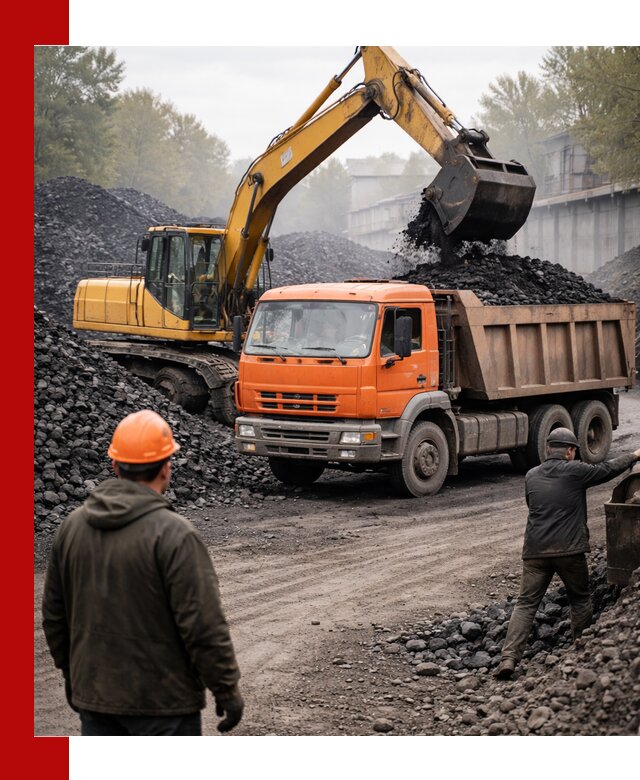 Доставка угля автотранспортом в Зиме быстро и выгодно
