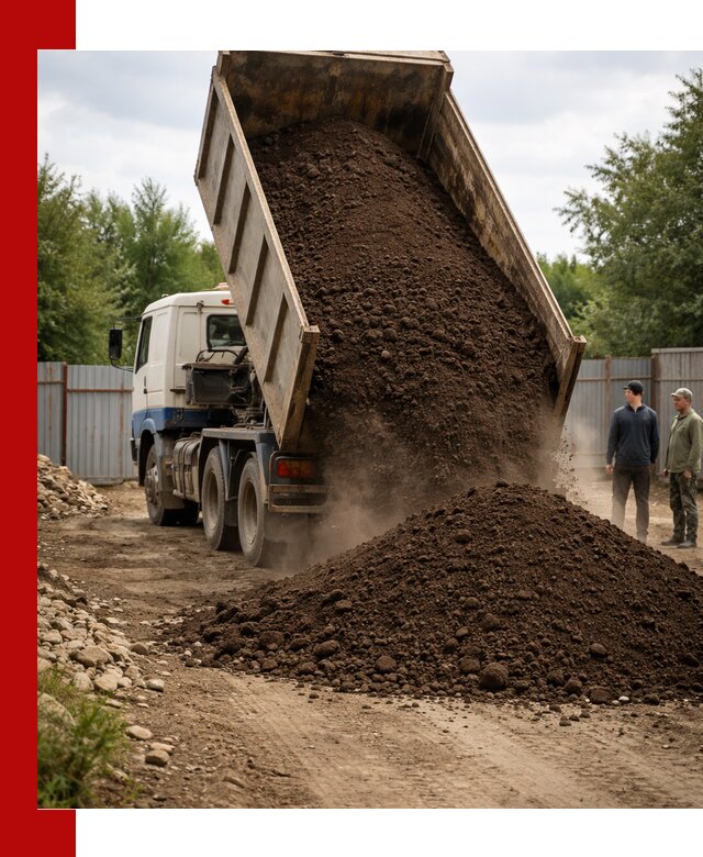 Доставка самосвалом 10 кубов в Зиме быстро и надёжно