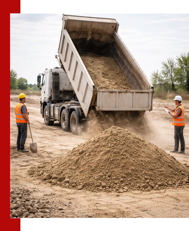 Доставка самосвалом 15 кубов в Зиме за город и по городу