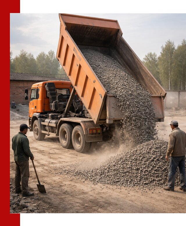 Доставка самосвалом 20 м3 в Зиме быстро и надежно