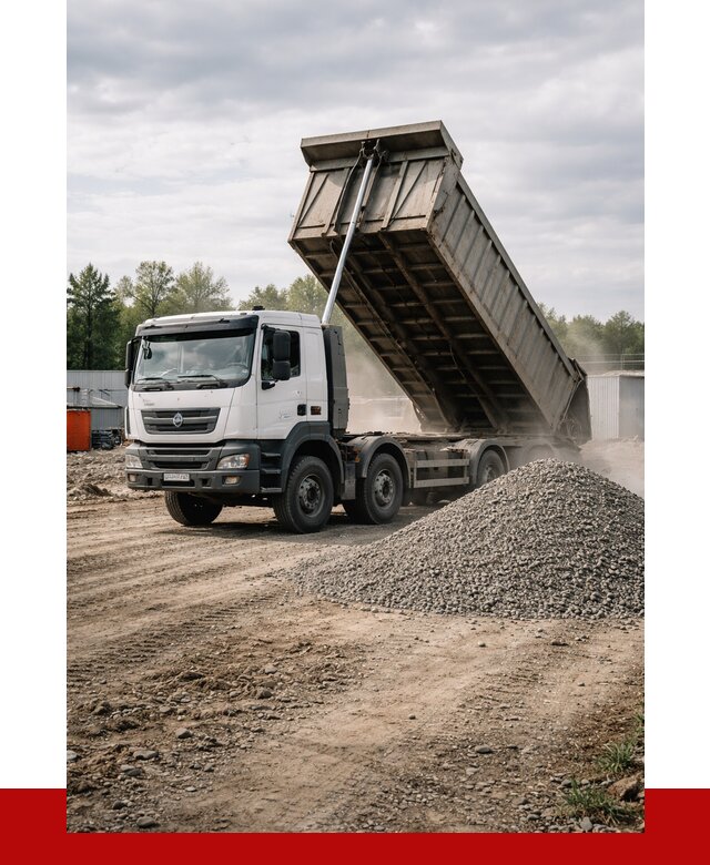 Доставка самосвалом 40 кубов в Зиме от 9205 р. | ПРОНЕРУДЗма