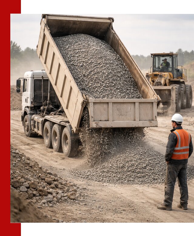 Доставка самосвалом 40 кубов цемента и сыпучих в Зиме