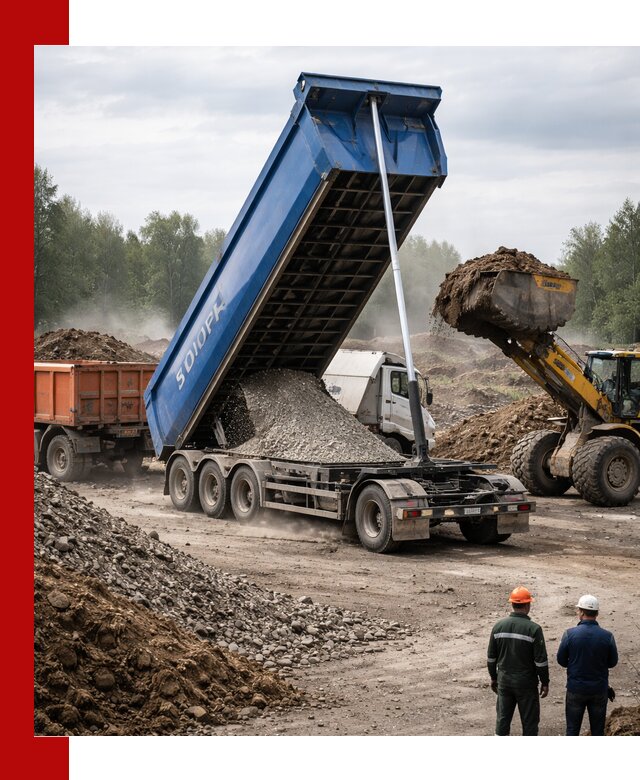 Аренда тонар 40 тонн в Зиме с доставкой материалов