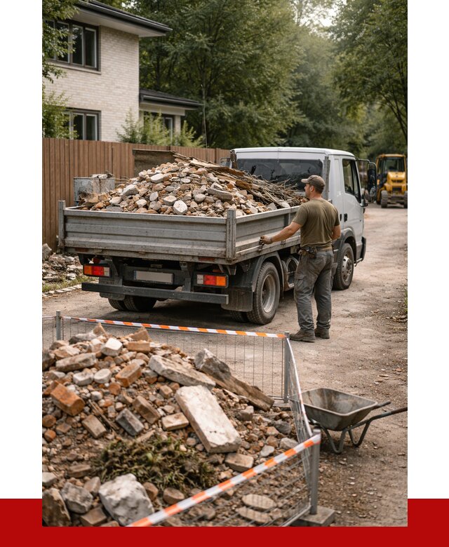 Вывоз строительного мусора с погрузкой в Зиме от 7671 р | ПРОНЕРУДЗма