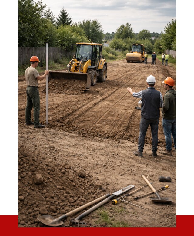 Планировка участка грунтом в Зиме от 4603 р ПРОНЕРУДЗма