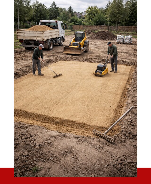 Устройство песчаной подушки в Зиме от 4603 р. ПРОНЕРУДЗма